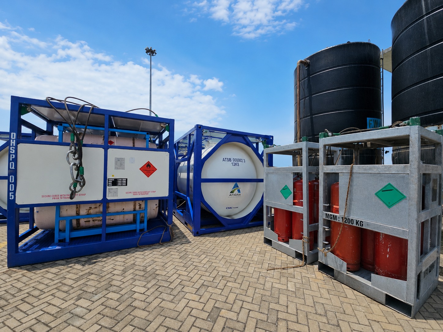 Chemicals and gases supply